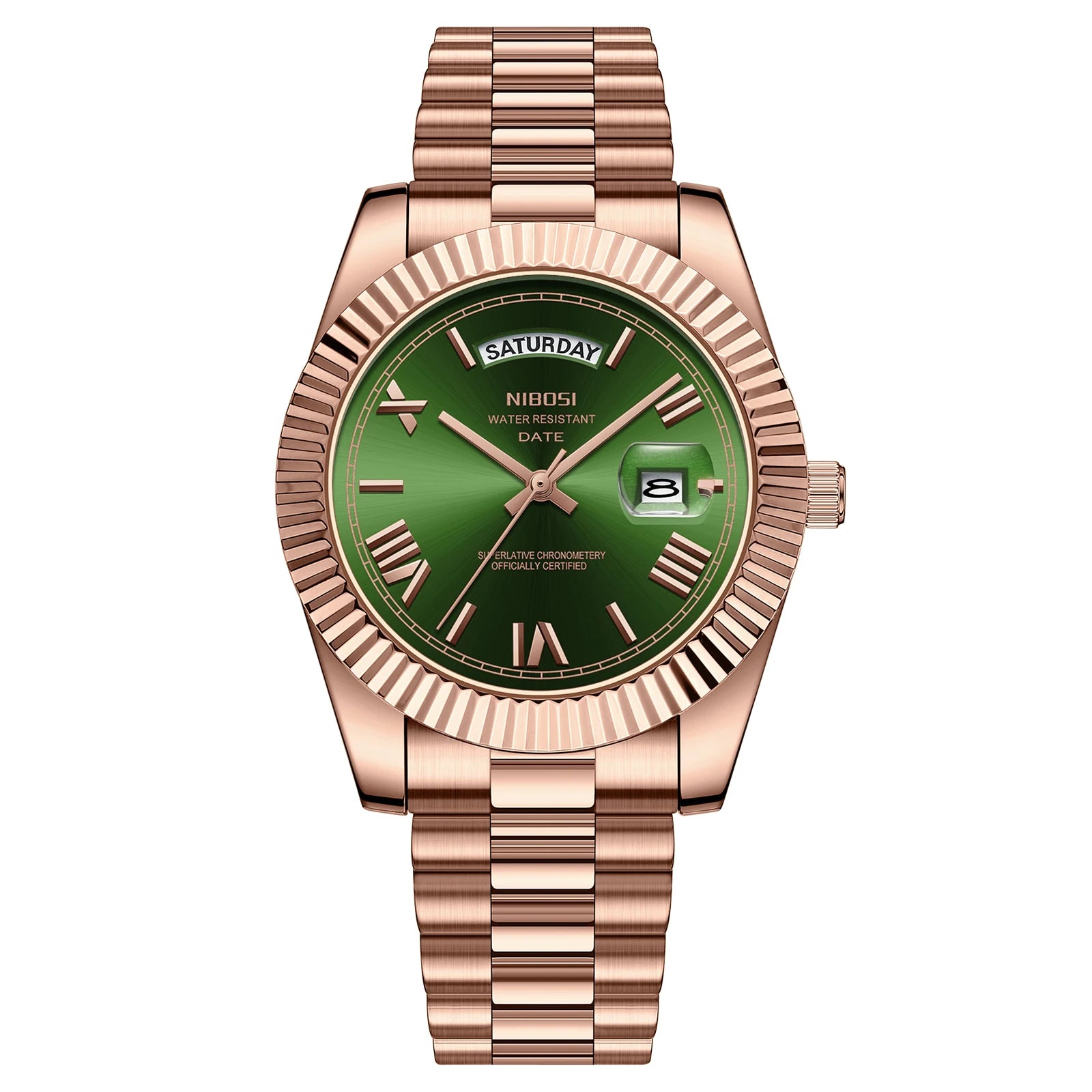 Relógios masculinos da moda NIBOSI, relógio de quartzo, masculino à prova d'água