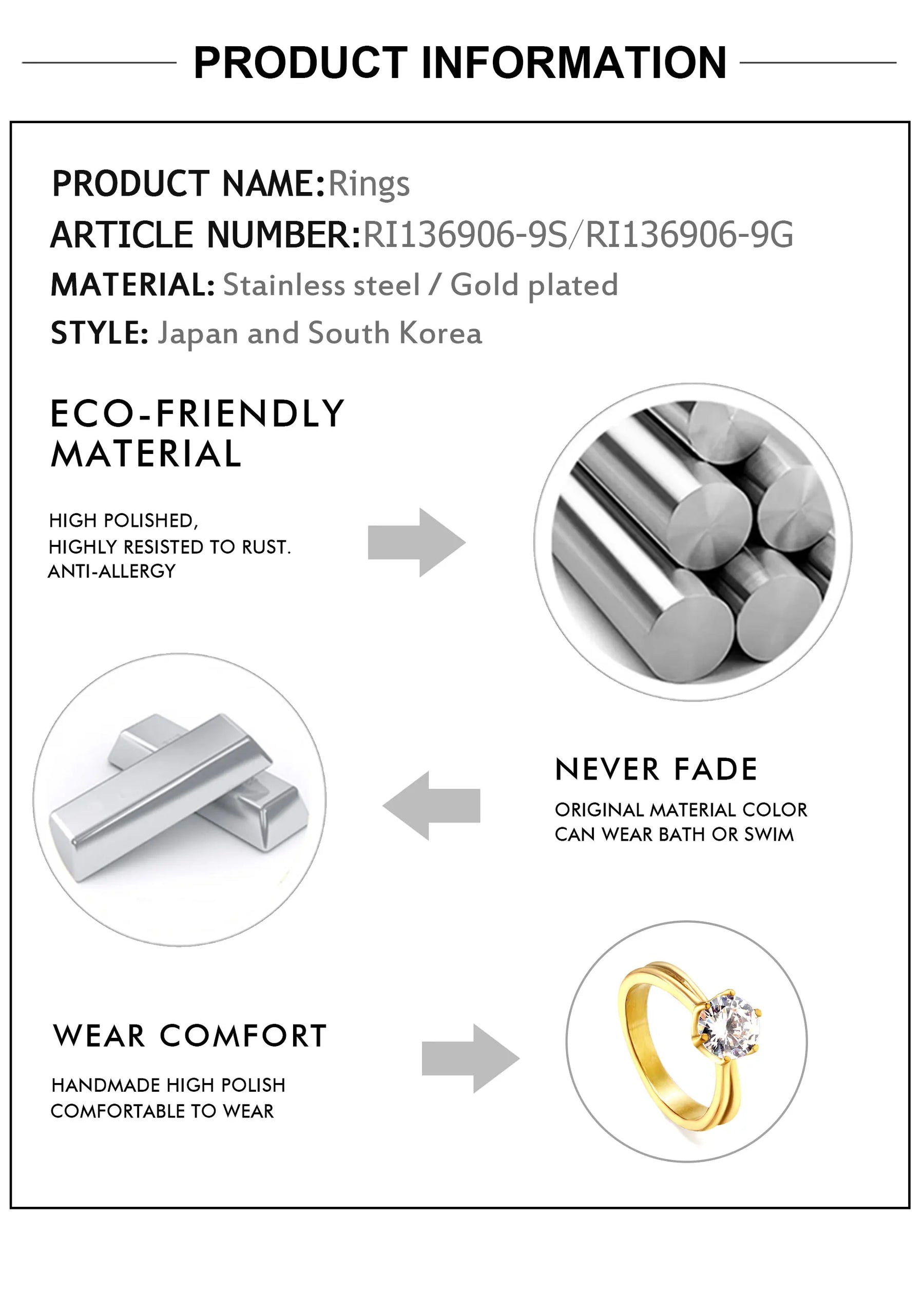 Anel de noivado e casamento elegante com strass