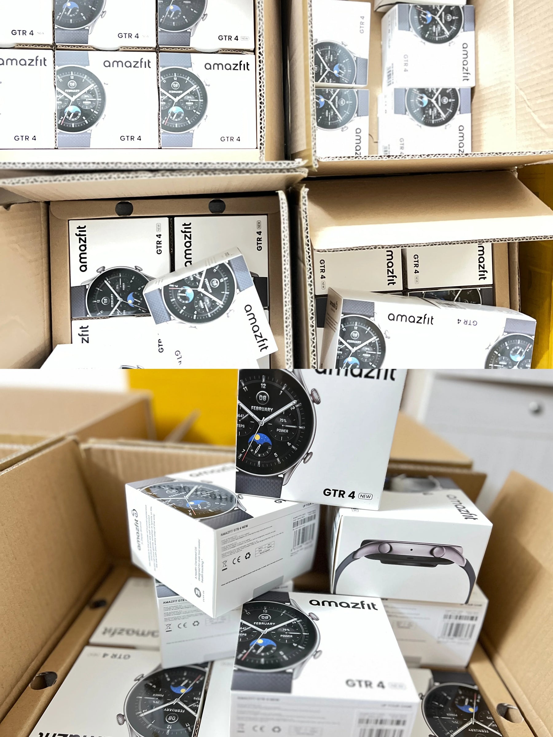 Amazfit GTR 4 NOVA Versão 2024, 46 mm, Smartwatch com Tela AMOLED, Aplicativo Zepp OS, Bateria com duração de 12 dias, Relógio GPS para Android e iOS