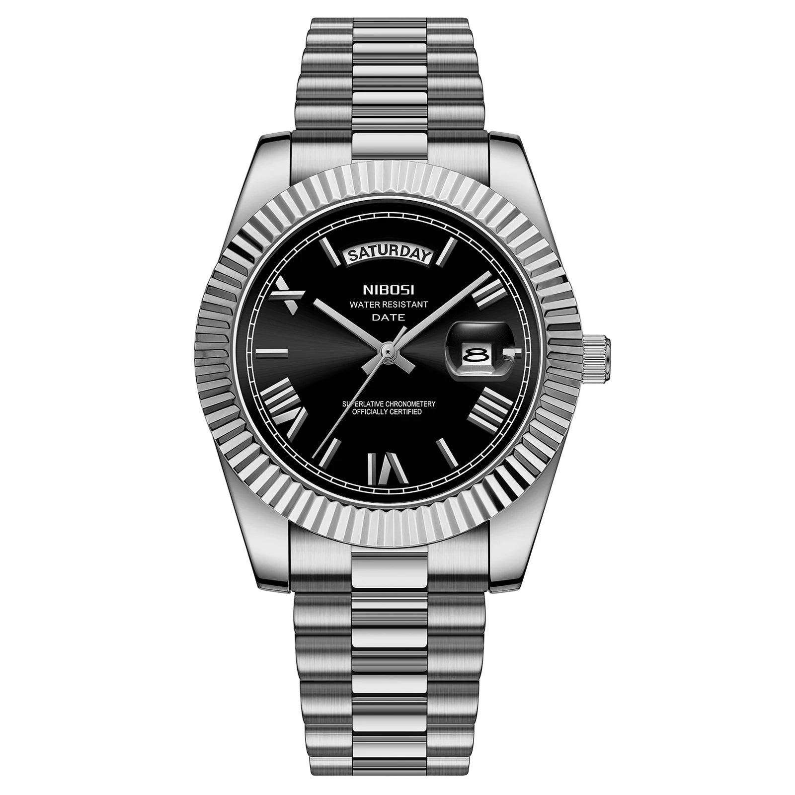 Relógios masculinos da moda NIBOSI, relógio de quartzo, masculino à prova d'água