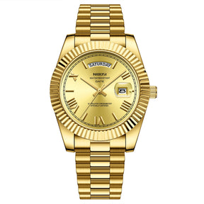 Relógios masculinos da moda NIBOSI, relógio de quartzo, masculino à prova d'água